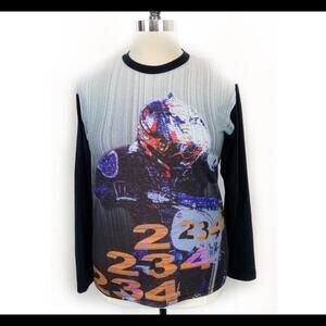Vintage Graphic Raglan T-Shirt Motocross Motorcycle Racing